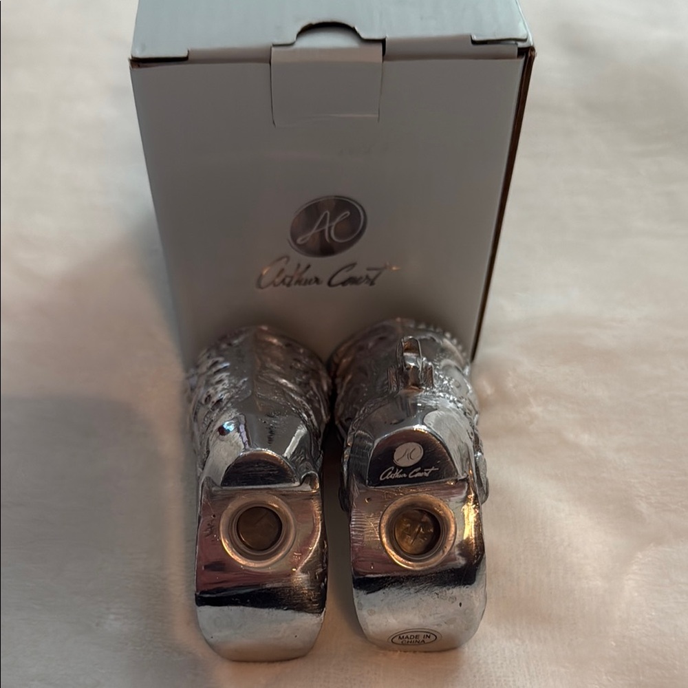 Arthur Court Cowboy Boot Salt and Pepper Set - Picture 4 of 8